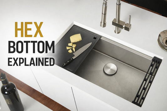 Ruvati HexBottom Sink Explained: Why This Sink Design Stays Cleaner and Drains Better