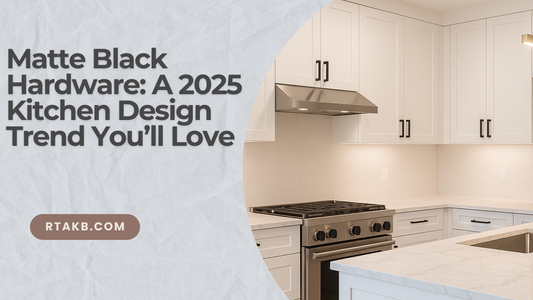 Matte black hardware in 2025