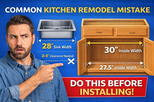 Sink Size vs Cabinet Size Explained: A Complete Kitchen Remodel Planning Guide