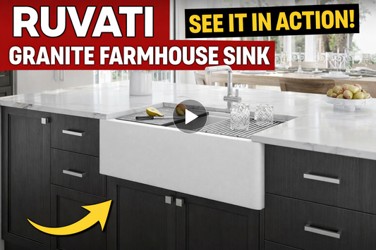 Ruvati RVG1533WH Granite Farmhouse Sink Review: Is It Worth It?