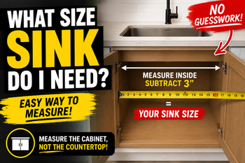How to choose a kitchen sink size 