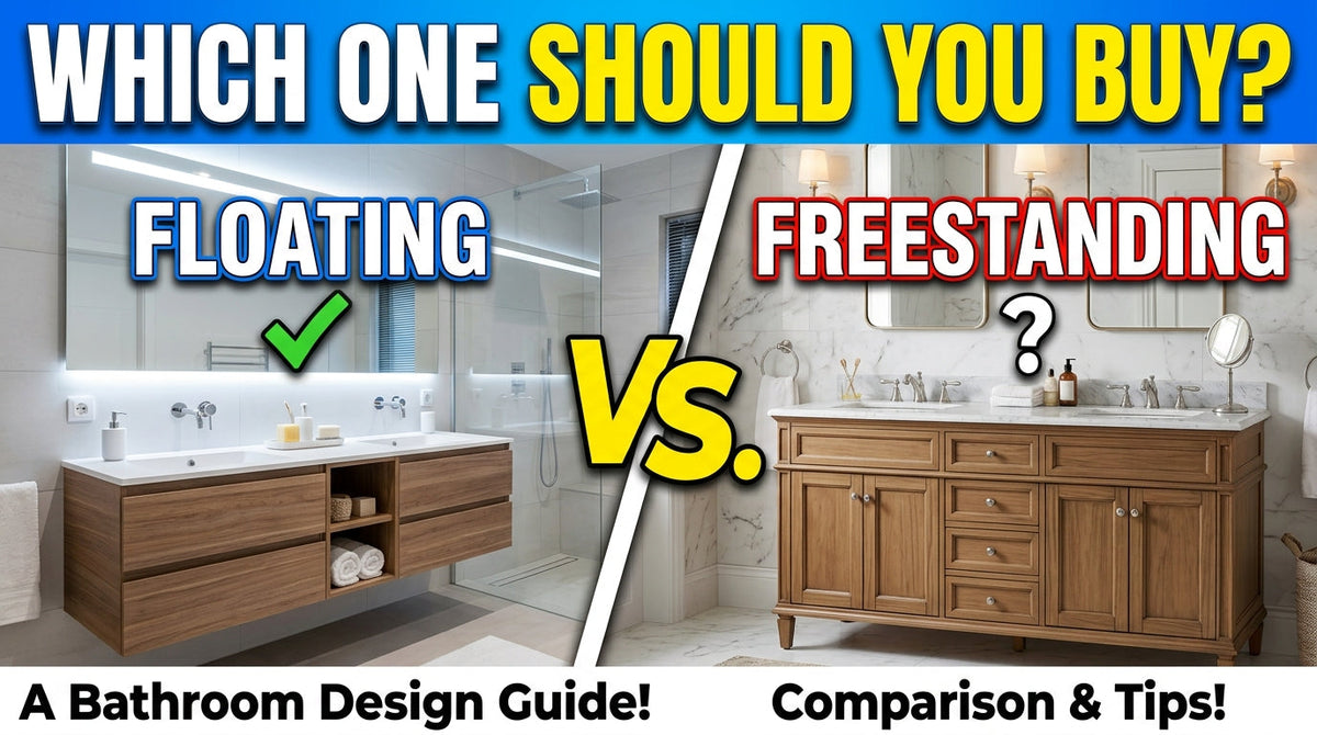 Freestanding or floating vanity which one should i choose 