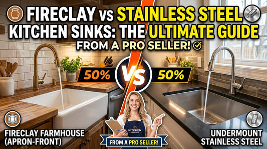 Fireclay or stainless steel sink 