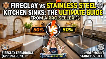 Fireclay or stainless steel sink 