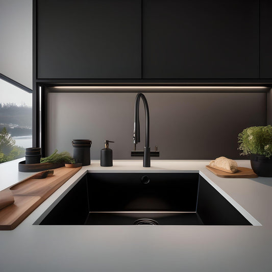 Black kitchen sinks for your kitchen remodel in 2025