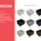 Bocchi CLASSICO  Farmhouse Apron Front Fireclay 20 inch Single Bowl Kitchen Sink