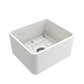 Bocchi CLASSICO  Farmhouse Apron Front Fireclay 20 inch Single Bowl Kitchen Sink