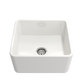 Bocchi CLASSICO  Farmhouse Apron Front Fireclay 20 inch Single Bowl Kitchen Sink