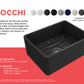 Bocchi CLASSICO Farmhouse Apron Front Fireclay 24 inch Single Bowl Kitchen Sink