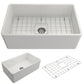 Bocchi - CLASSICO 30 Farmhouse Apron Front Fireclay 30 inch Single Bowl Kitchen Sink