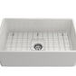 Bocchi - CLASSICO 30 Farmhouse Apron Front Fireclay 30 inch Single Bowl Kitchen Sink