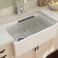 CONTEMPO 30 STEP RIM - Farmhouse Apron Front Fireclay 30" Single Bowl Kitchen Sink with Step Rim