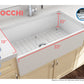 CONTEMPO 33 Farmhouse Apron Front Fireclay 33 inch Single Bowl Kitchen Sink