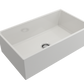 CONTEMPO 33 Farmhouse Apron Front Fireclay 33 inch Single Bowl Kitchen Sink