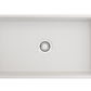 CONTEMPO 33 Farmhouse Apron Front Fireclay 33 inch Single Bowl Kitchen Sink