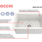 SOTTO Undermount Fireclay 27 inch Single Bowl Kitchen Sink