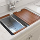 SOTTO Undermount Fireclay 27 inch Single Bowl Kitchen Sink