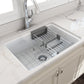 SOTTO Undermount Fireclay 27 inch Single Bowl Kitchen Sink