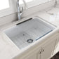 SOTTO Undermount Fireclay 27 inch Single Bowl Kitchen Sink