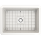 SOTTO Undermount Fireclay 27 inch Single Bowl Kitchen Sink