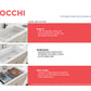 Bocchi SOTTO  Undermount Fireclay 32 inch Single Bowl Kitchen Sink