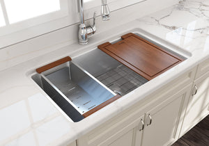 Bocchi SOTTO  Undermount Fireclay 32 inch Single Bowl Kitchen Sink