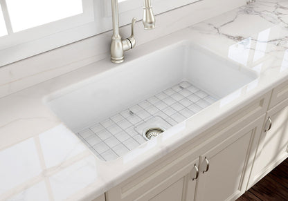 Bocchi SOTTO  Undermount Fireclay 32 inch Single Bowl Kitchen Sink