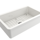 Bocchi SOTTO  Undermount Fireclay 32 inch Single Bowl Kitchen Sink