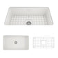 Bocchi SOTTO  Undermount Fireclay 32 inch Single Bowl Kitchen Sink