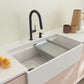 CONTEMPO 36 STEP RIM- Farmhouse Apron Front Fireclay 36" Single Bowl Kitchen Sink with Step Rim