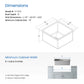 Undermount Stainless Steel Kitchen Sink, 16 Gauge – K1-S14 (Wholesale)