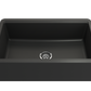 ARONA 33 STEP-RIM Farmhouse Apron Front Reversible Granite 33 inch Single Bowl Kitchen Sink with Step-Rim