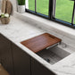 BAVENO 27 with Covers (3-hole faucet setting) Hideaway Undermount/Drop-In Sink 27 inch with Covers