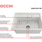 BAVENO 27 with Covers (2-hole faucet setting) - Hideaway Undermount/Drop-In Sink 27 inch with Covers