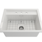 BAVENO 27 with Covers (3-hole faucet setting) Hideaway Undermount/Drop-In Sink 27 inch with Covers