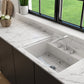 BAVENO 27 with Covers (3-hole faucet setting) Hideaway Undermount/Drop-In Sink 27 inch with Covers
