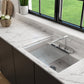 BAVENO 27 with Covers (3-hole faucet setting) Hideaway Undermount/Drop-In Sink 27 inch with Covers