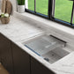 BAVENO 27 with Covers (3-hole faucet setting) Hideaway Undermount/Drop-In Sink 27 inch with Covers