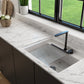 BAVENO 27 with Covers (2-hole faucet setting) - Hideaway Undermount/Drop-In Sink 27 inch with Covers