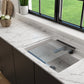 BAVENO 27 with Covers (2-hole faucet setting) - Hideaway Undermount/Drop-In Sink 27 inch with Covers
