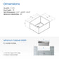 Undermount Stainless Steel Kitchen Sink, 16 Gauge – K1-S14 (Wholesale)