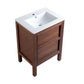 Unassembled Nadar Freestanding Bathroom Vanity 24 inches with white sink top