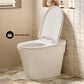 Hugo Integrated Tank Toilet Glossy White - HARDWARE COLOR White (ROUGH IN 12)