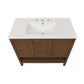 36 inch Chateau Freestanding Bathroom Vanity with sink top