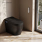 Avancer One Piece Smart Toilet 1.28 GPF in Matte Black with Heated Bidet, Air Drying, Night Light, Foot Sensor