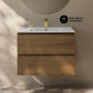 30 inch Liberte Wall-Mount Bathroom Vanity with white sink top - 1 Faucet Hole