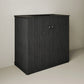 36" Lafayette Freestanding Bathroom Vanity - Widespread (3-Hole) Faucet, Black Sink Top