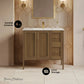 Forme 36 inch Freestanding Bathroom Vanity with white sink top