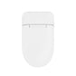 Hugo Integrated Tank Toilet Glossy White - HARDWARE COLOR White (ROUGH IN 12)