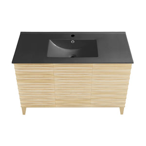 48 inches Cascade Freestanding Bathroom Vanity - Natural Oak